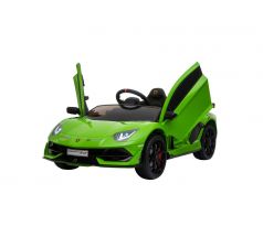 Elektrické autíčko Lamborghini Aventador, zelené